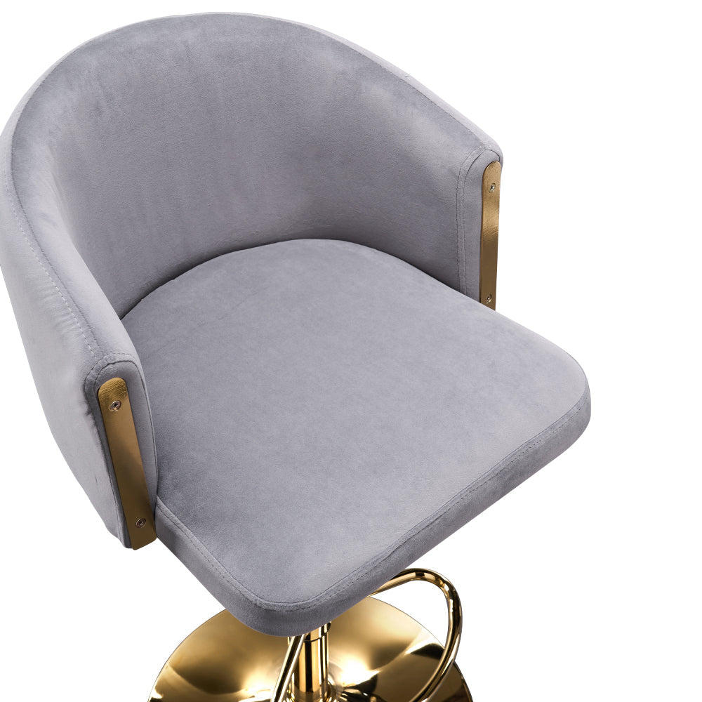 Modern Adjustable Bar Stools with Back – 360° Swivel, Height Adjustable