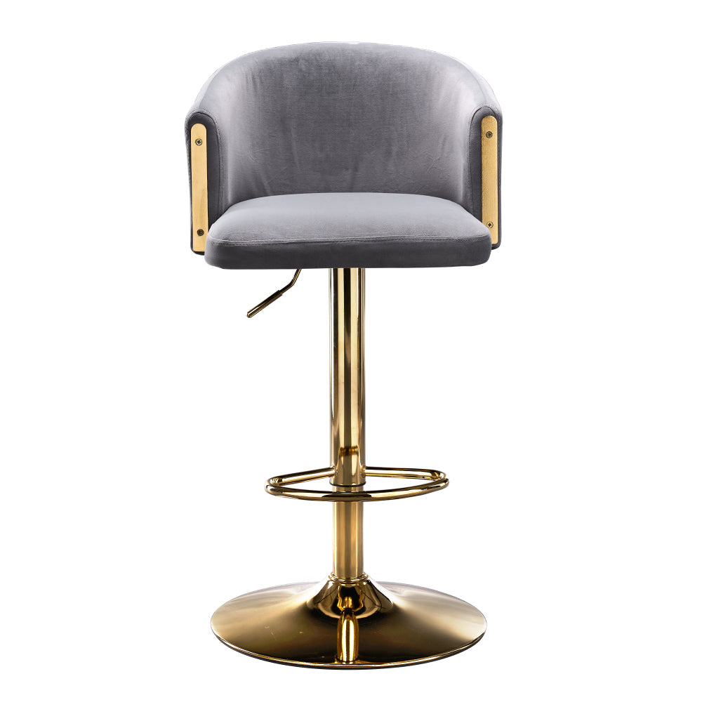 Modern Adjustable Bar Stools with Back – 360° Swivel, Height Adjustable