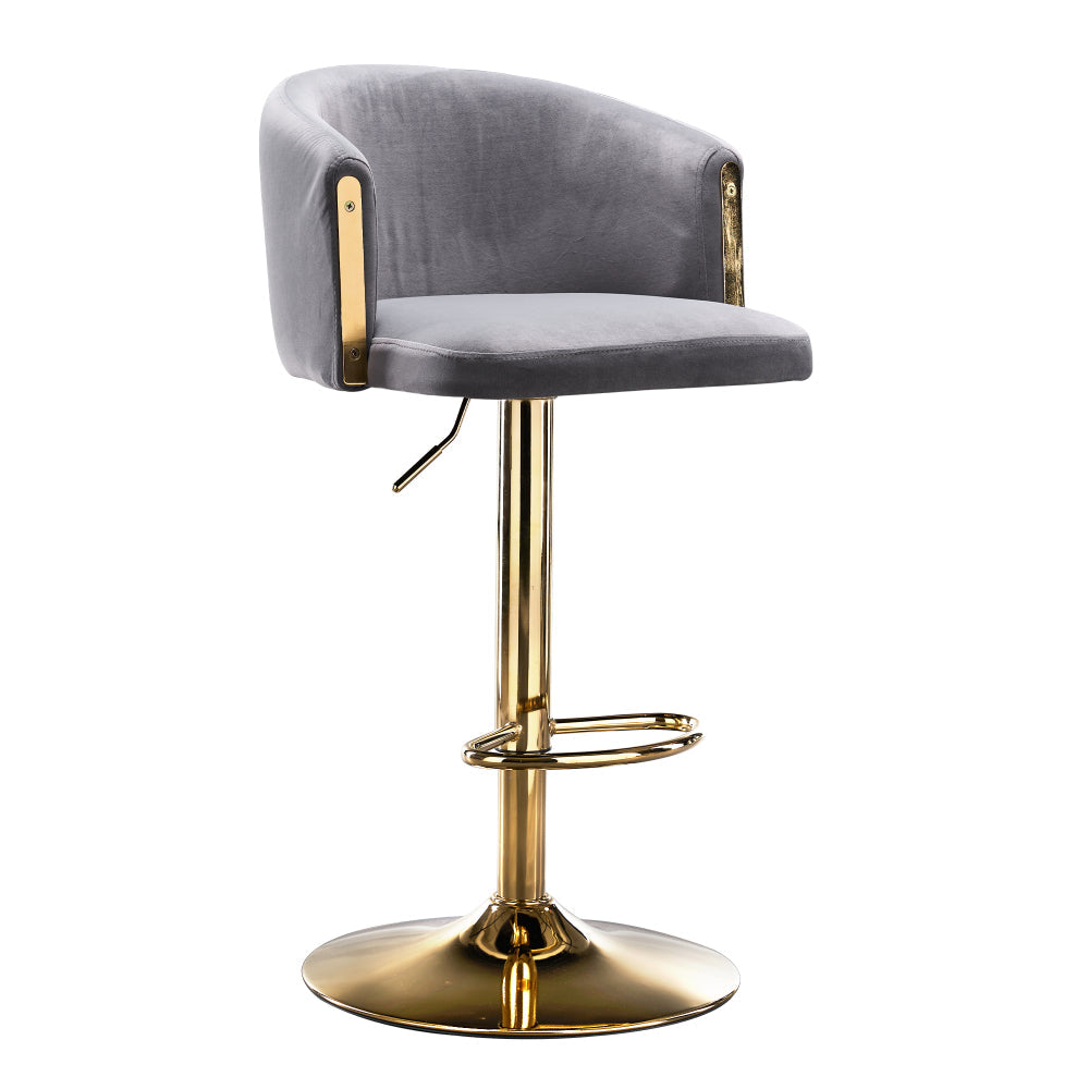 Modern Adjustable Bar Stools with Back – 360° Swivel, Height Adjustable