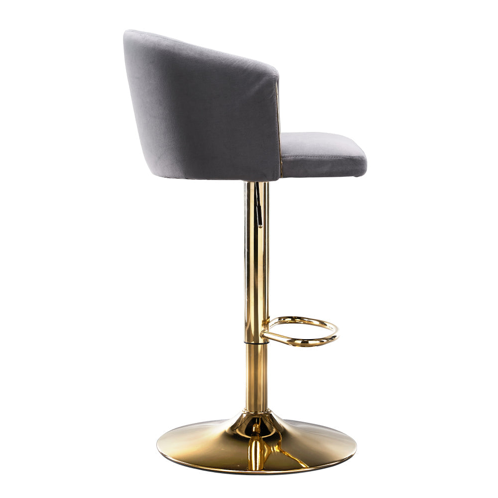 Modern Adjustable Bar Stools with Back – 360° Swivel, Height Adjustable