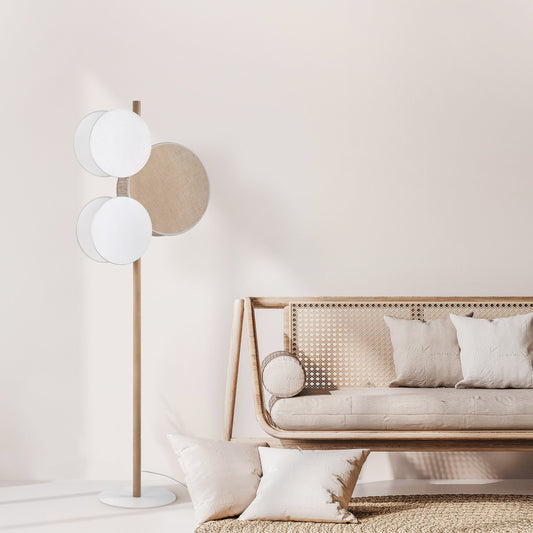PULSE Natural Floor Lamp