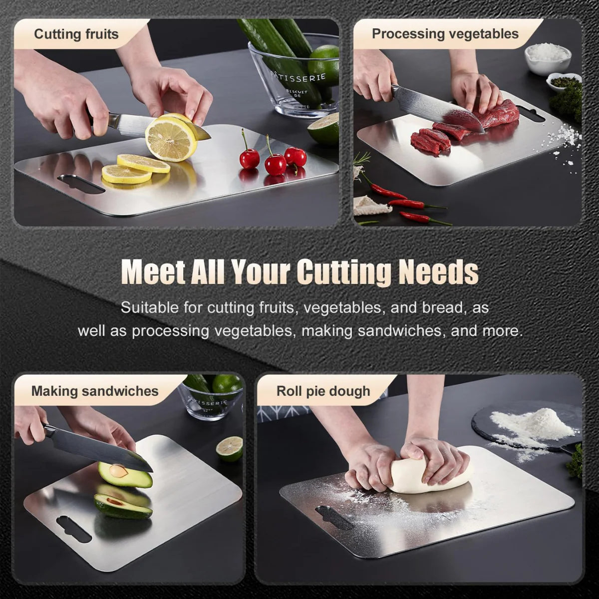 Comfera Titanium Cutting Boards: Keep Flavors Intact
